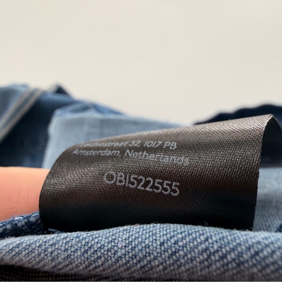 Urban Outfitters Brandi Indigo Strapless Mini Dress Denim Jean Blue Medium - Picture 8 of 10